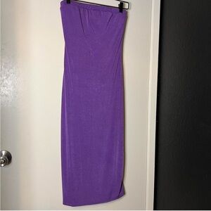 Rolla Coster Vibrant Purple Strapless Dress
